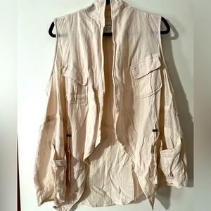 Torrid linen style vest